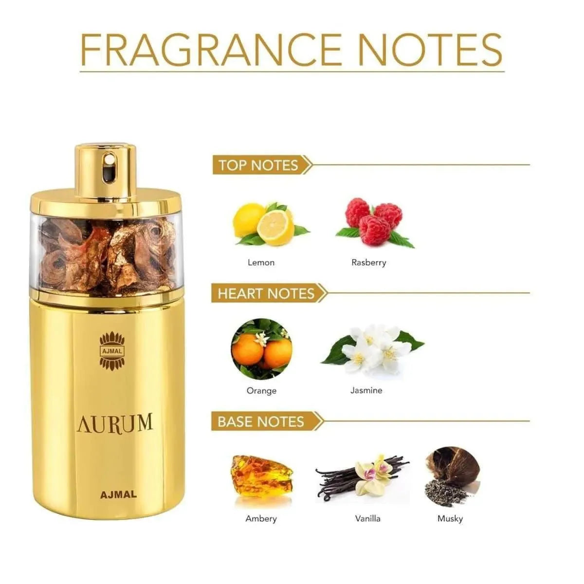 Ajmal Aurum Fragrance 2.5 oz 6293708004867