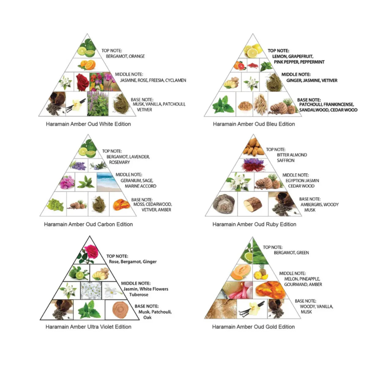 Al Haramain Amber Oud 10ml x 6 Gift Set Set 1 6291106814088