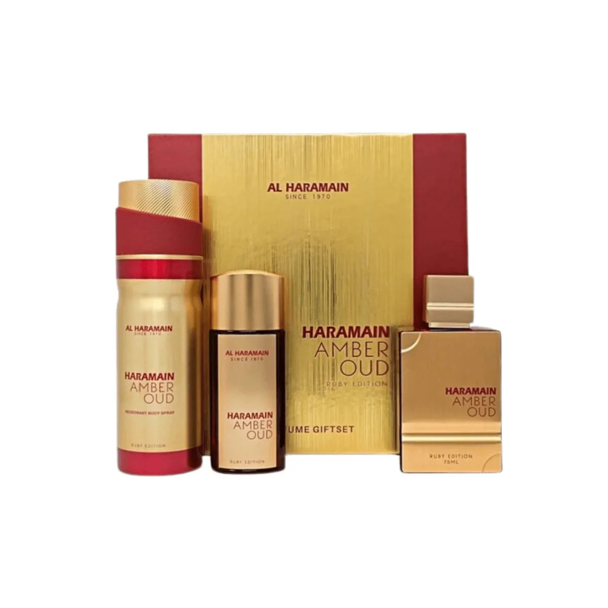 Al Haramain Amber Oud Ruby Gift Set Set 1 6291106814323