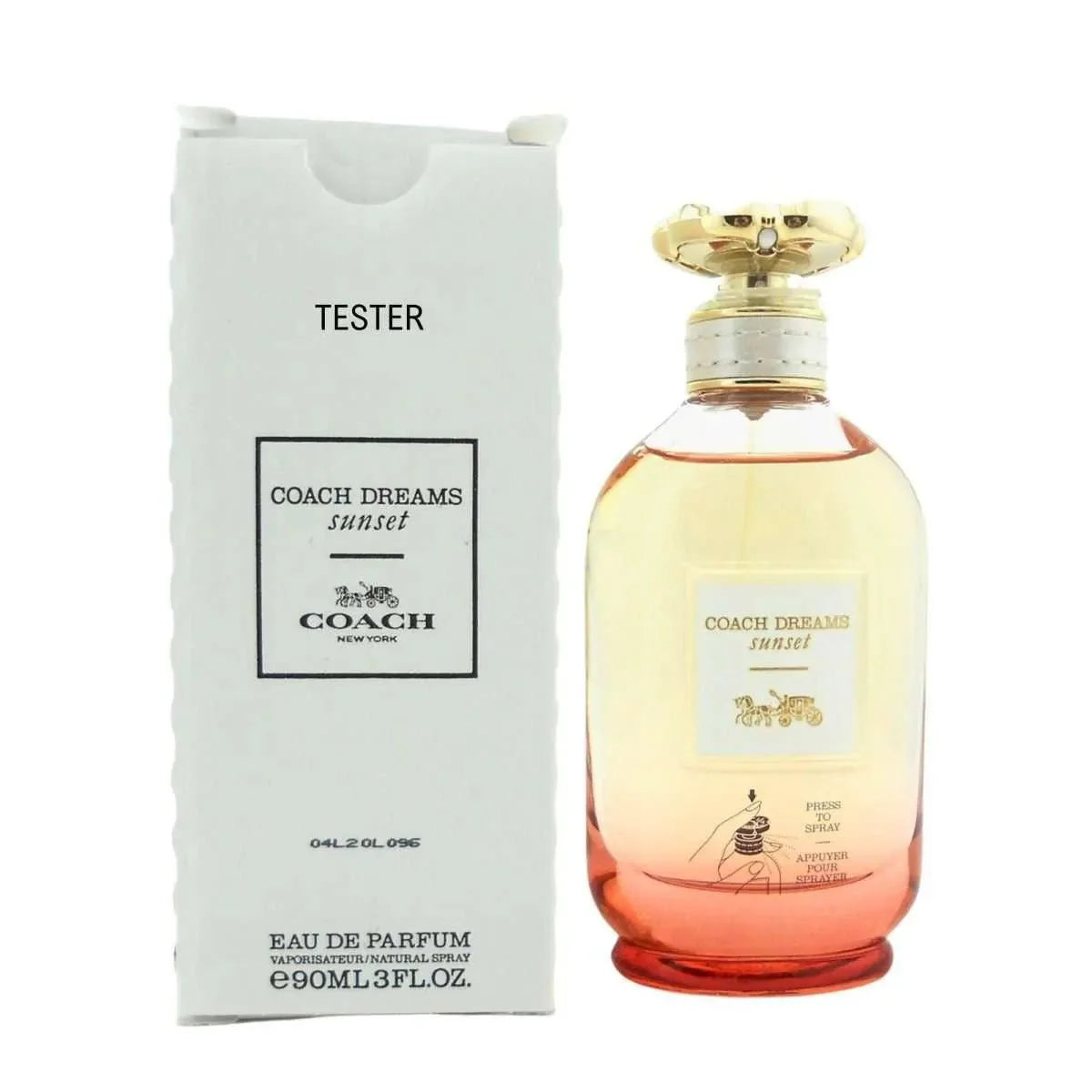Coach Dreams Sunset Tester 3.0 oz 3386460123587