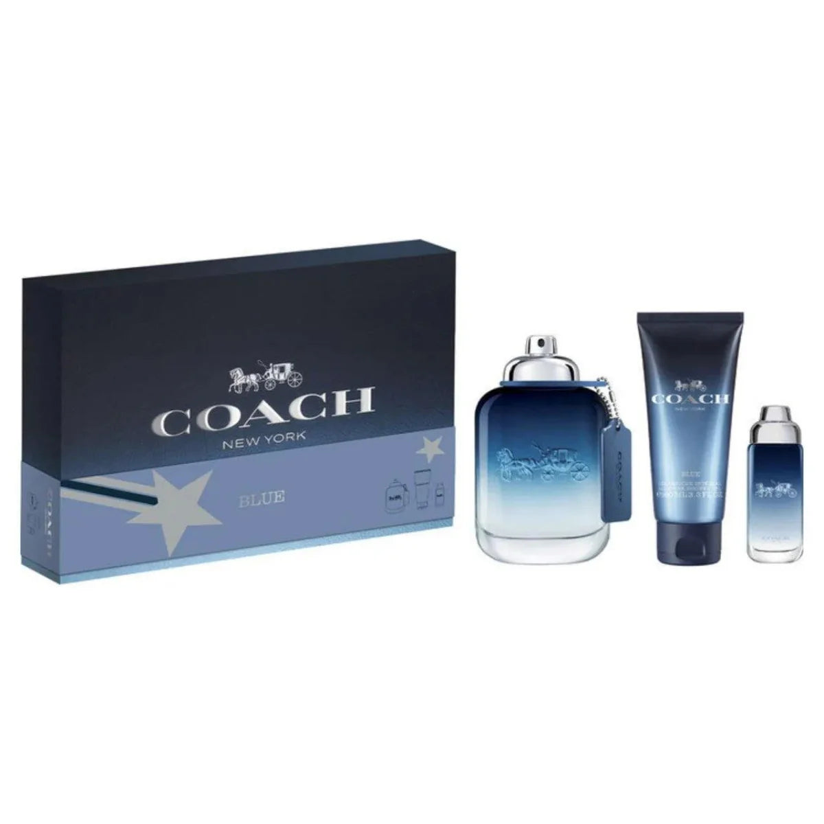 Coach New York Blue Gift Set Set 1 3386460138932