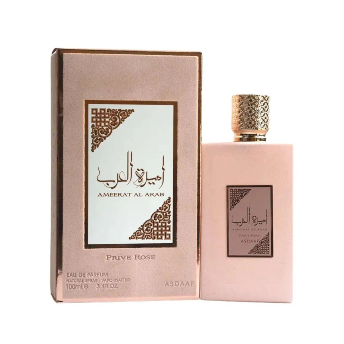Lattafa Ameerat Al Arab Prive Rose Fragrance 3.4 oz 6290360590868