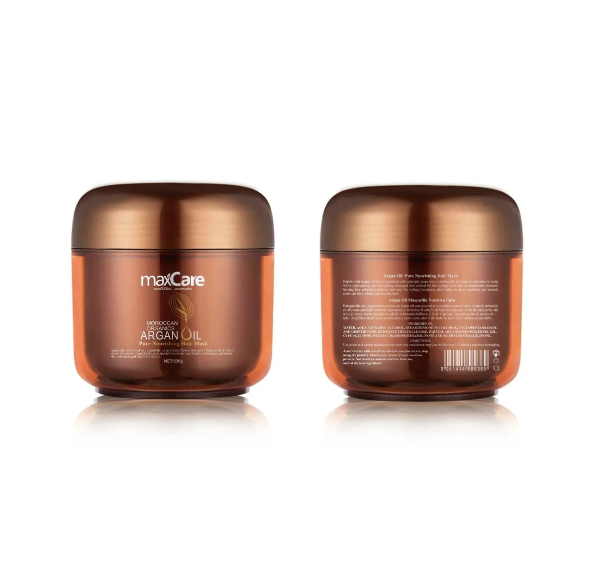 MaxCare MaxCare Argan Oil Hair Mask Hair Mask 500ml 8051414580369