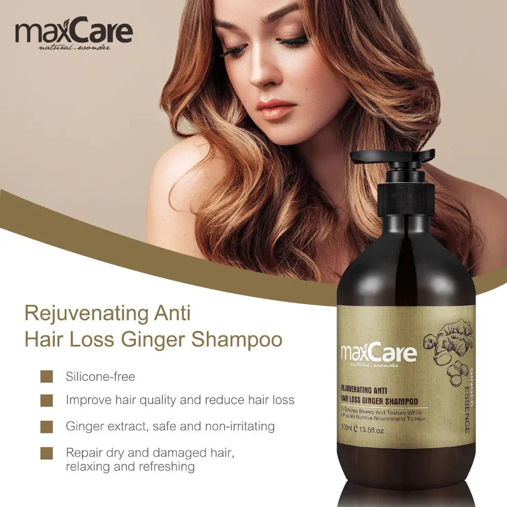 MaxCare MaxCare Ginger Organic Shampoo Shampoo 500 ml 8051414580420