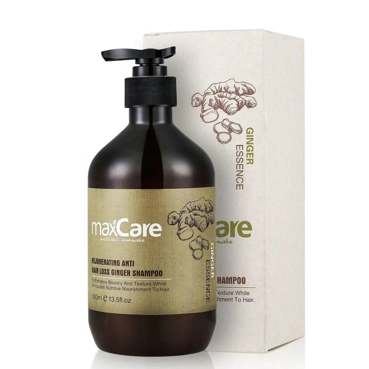 MaxCare MaxCare Ginger Organic Shampoo Shampoo 500 ml 8051414580420
