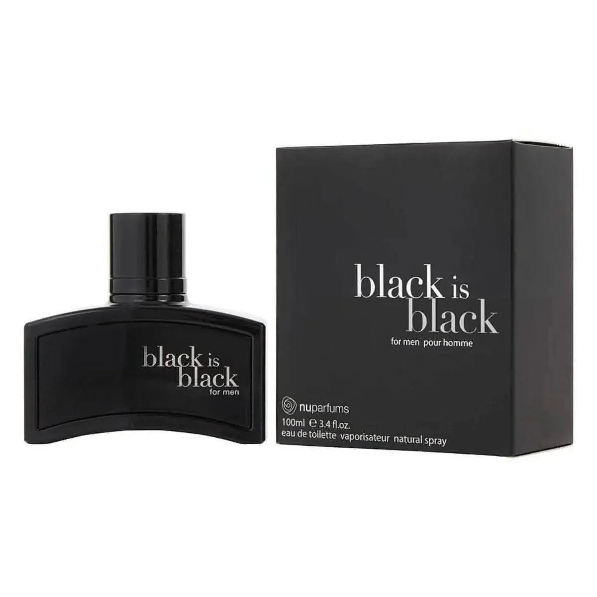 Nuparfums Black Is Black Fragrance 3.4 oz 875990000756