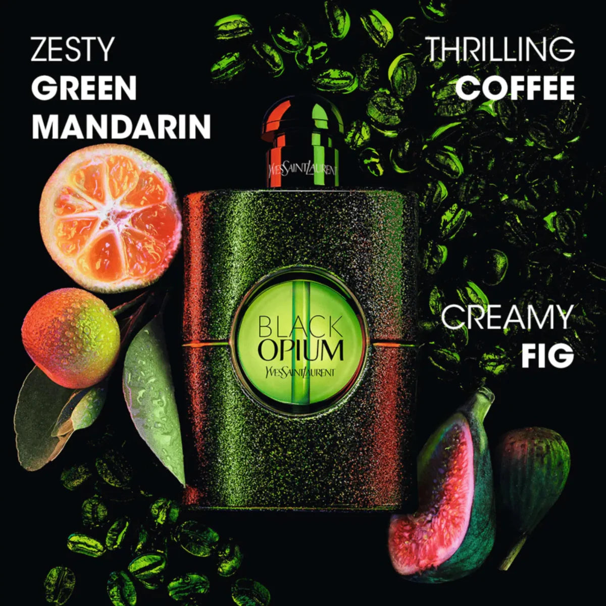 Yves Saint Laurent Black Opium Illicit Green Fragrance 2.5 oz 3614273642880