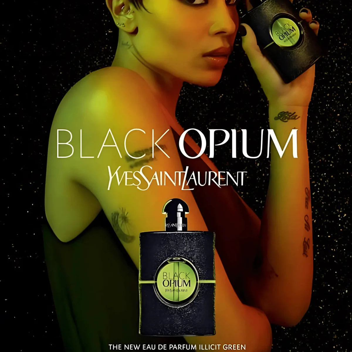 Yves Saint Laurent Black Opium Illicit Green Fragrance 2.5 oz 3614273642880