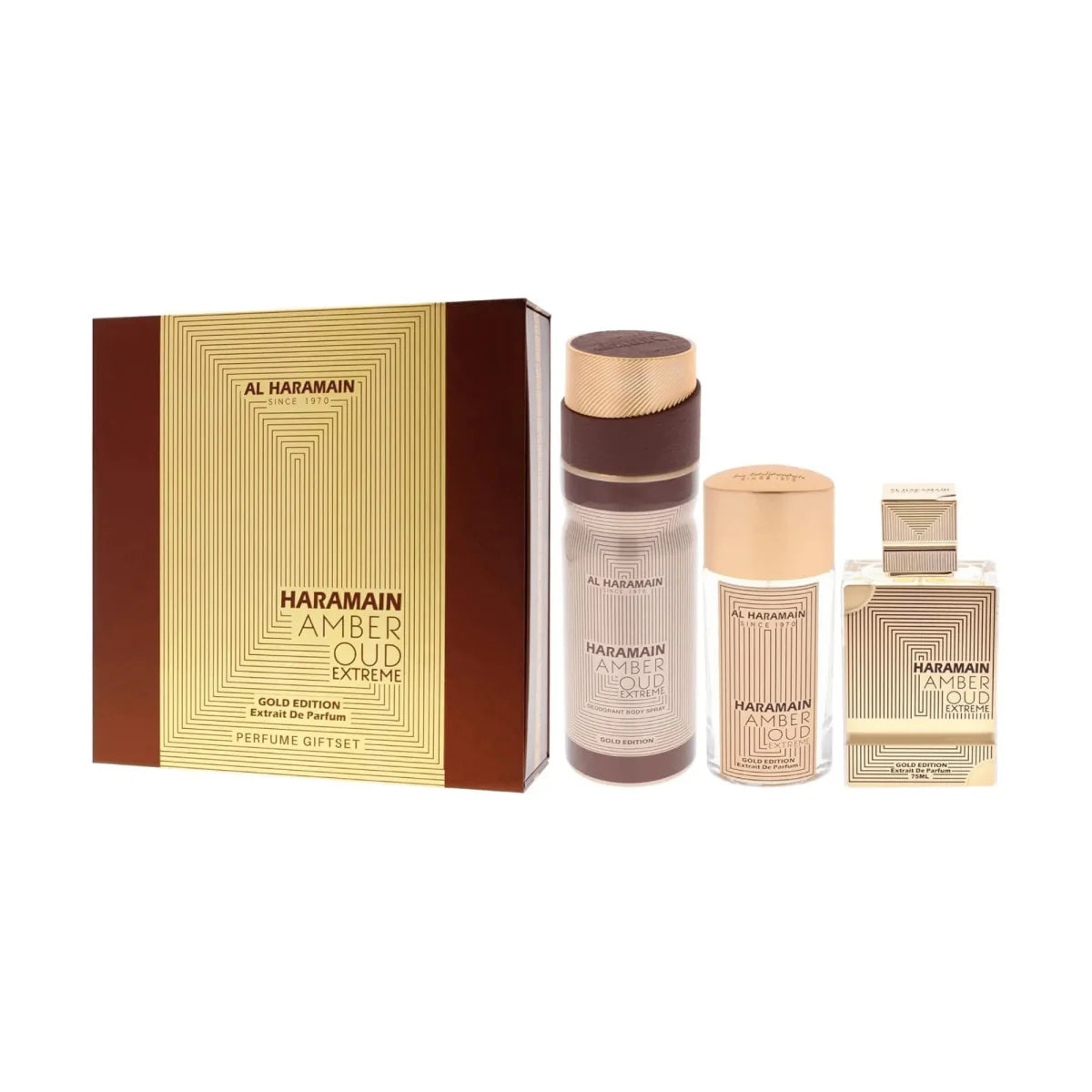Al Haramain Amber Oud Gold Edition Extreme Gift Set Set 1 6291106814330