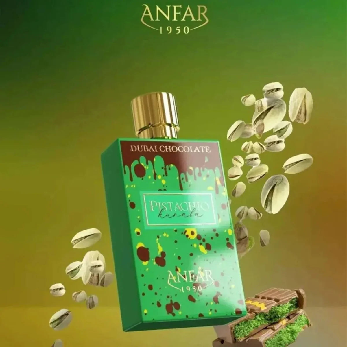 Anfar Pistachio Kunafa Fragrance 2.7 oz 6294022301106