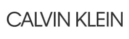 Calvin Klein logo in black text on a white background