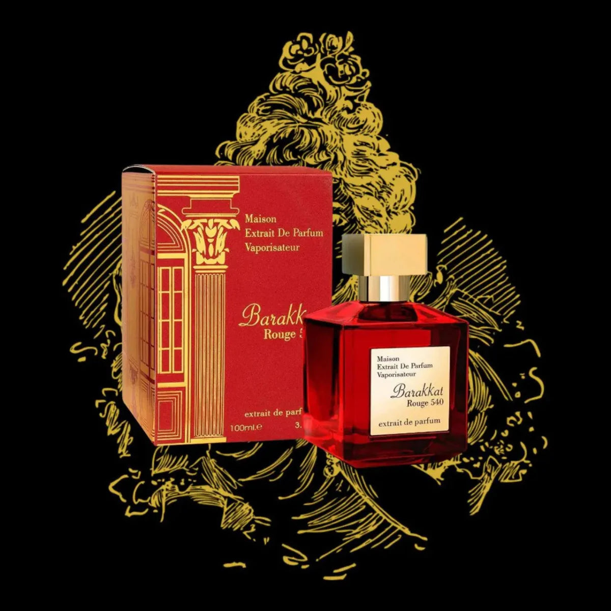 Fragrance World Barakkat Rouge 540 Fragrance 3.4 oz 6291108326428