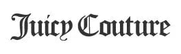 Juicy Couture logo in black text on a white background