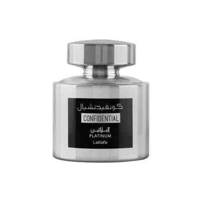 Lattafa Confidential Platinum Fragrance 3.4 oz 6291107459714