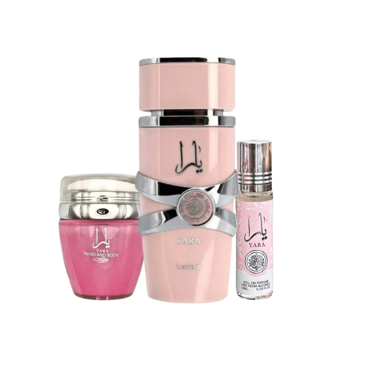Lattafa Lattafa Yara + Yara Body Lotion + Yara Roll on Bundle Fragrance Bundle 1