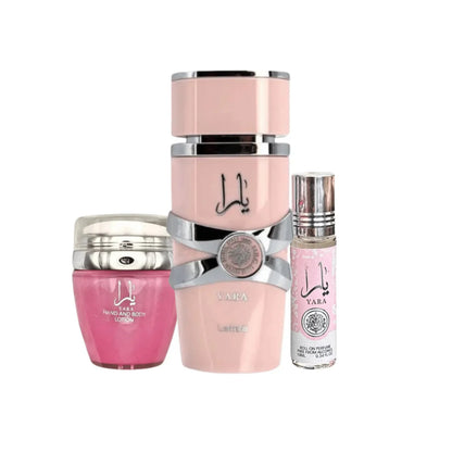 Lattafa Lattafa Yara + Yara Body Lotion + Yara Roll on Bundle Fragrance Bundle 1