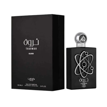 Lattafa Tharwah Silver Fragrance 3.4 oz 6291108738184