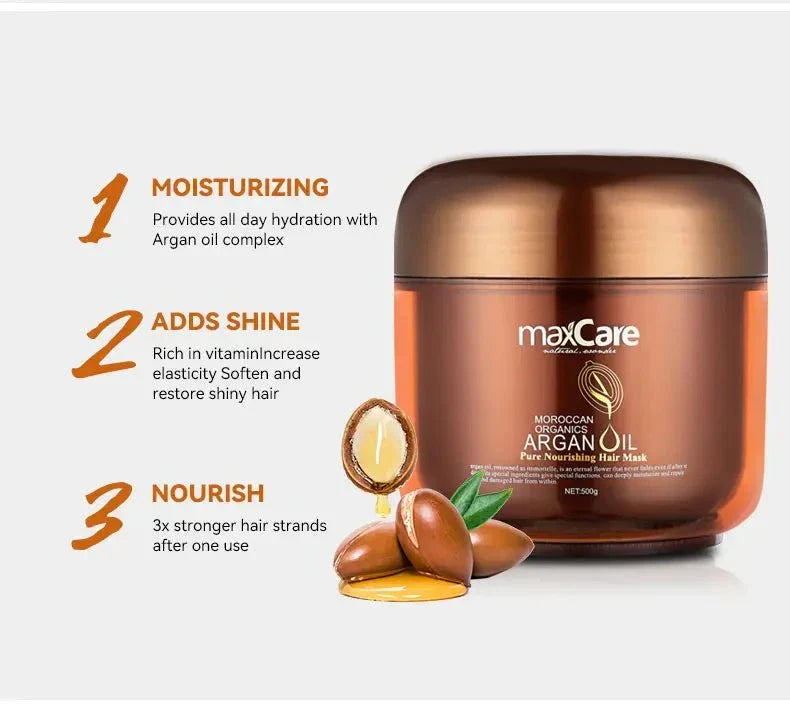 MaxCare MaxCare Argan Oil Hair Mask Hair Mask 500ml 8051414580369