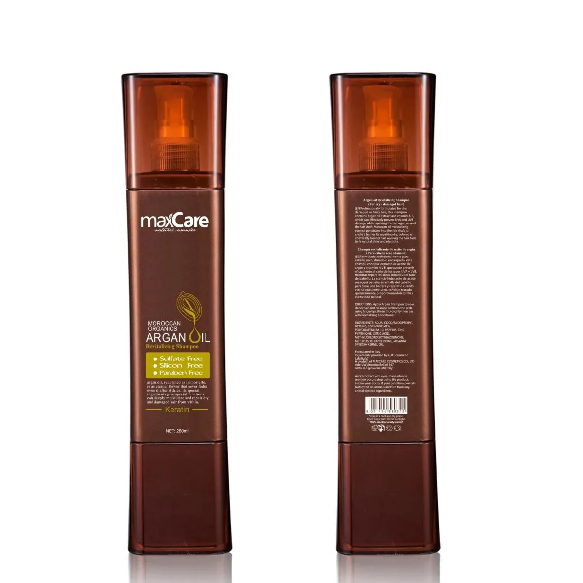 MaxCare MaxCare Argan Oil Shampoo Shampoo 260ml 8051414580345