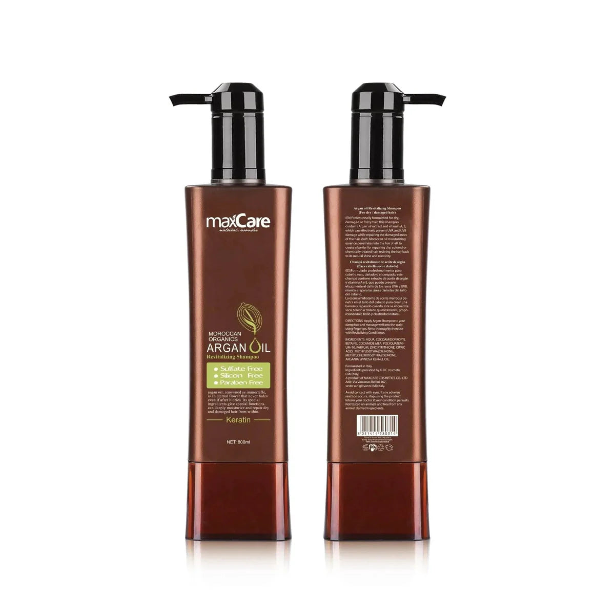 MaxCare MaxCare Argan Oil Shampoo Shampoo 800ml 8051414580314