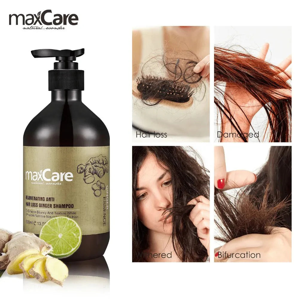 MaxCare MaxCare Ginger Organic Shampoo Shampoo 500 ml 8051414580420