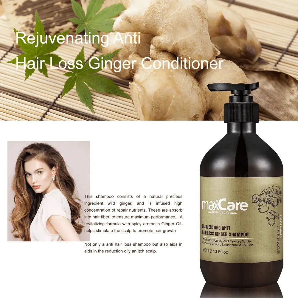 MaxCare MaxCare Ginger Organic Shampoo Shampoo 500 ml 8051414580420