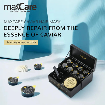 MaxCare Maxcare Golden Caviar Hair & Scalp Treatment Set Hair Care Set Set 8052626980254