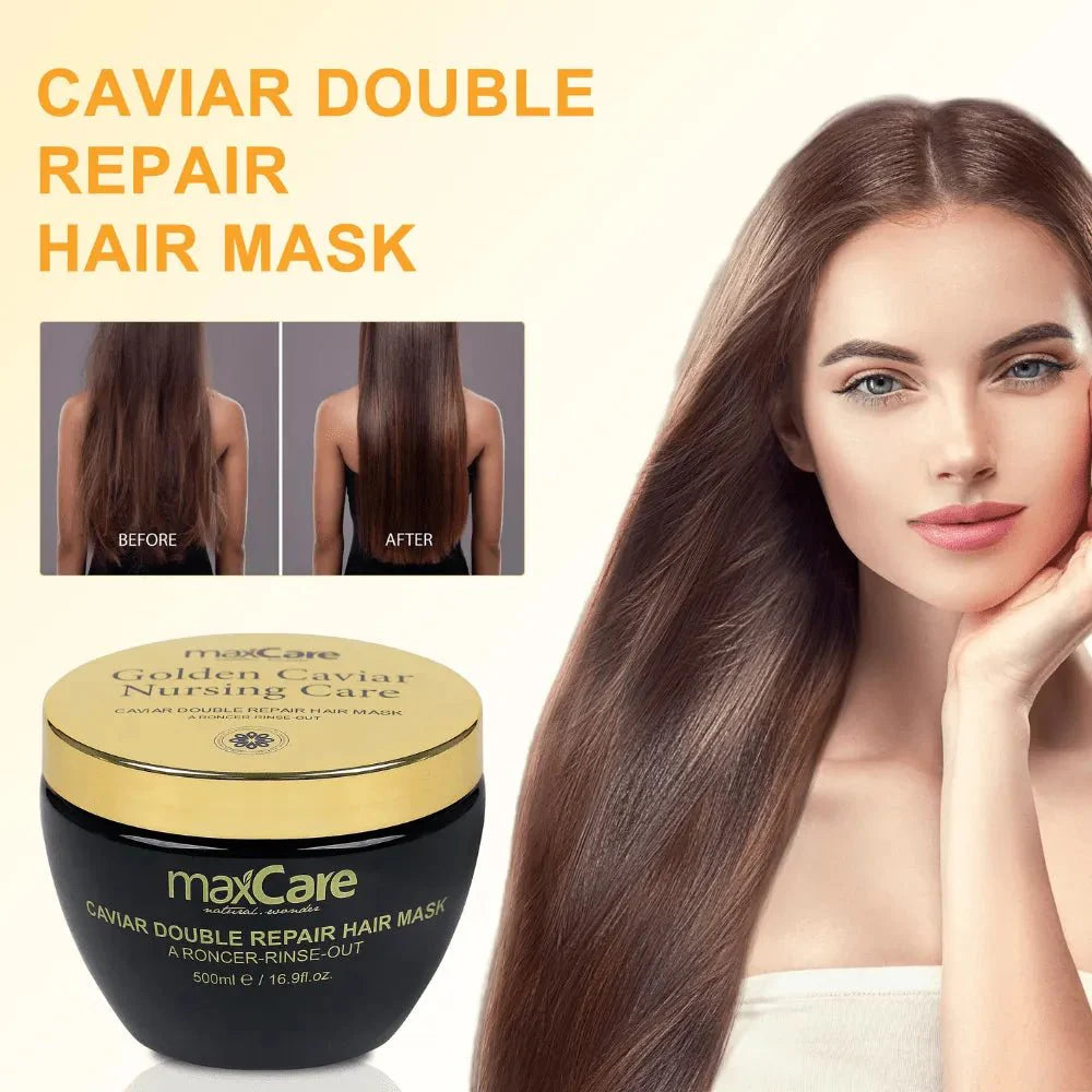 MaxCare Maxcare Golden Caviar Hair & Scalp Treatment Set Hair Care Set Set 8052626980254