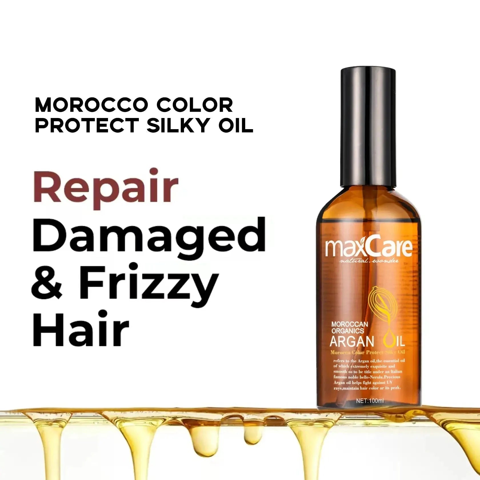 MaxCare MaxCare Organic Argan Oil Hair Serum Hair Serum 100ml 8051414580352