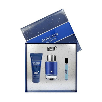 Mont Blanc Explorer Ultra Blue Gift Set Set 1 3386460125826