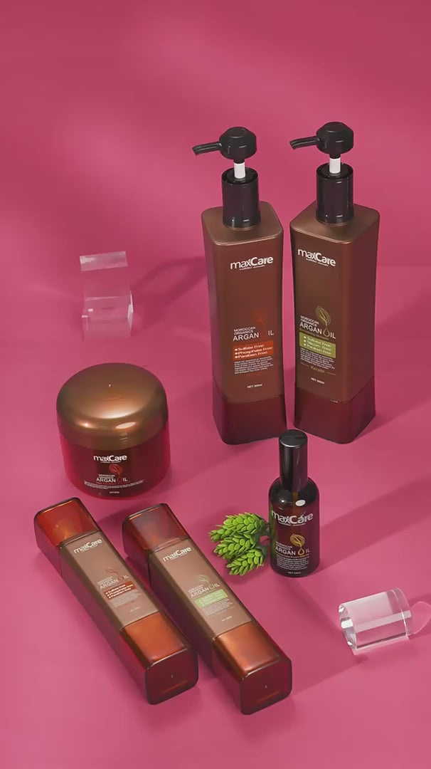 Load video: &lt;p&gt;Watch our exclusive video to see how MaxCare Argan Oil transforms dry and damaged hair into silky, vibrant, and healthy-looking locks.&lt;/p&gt;